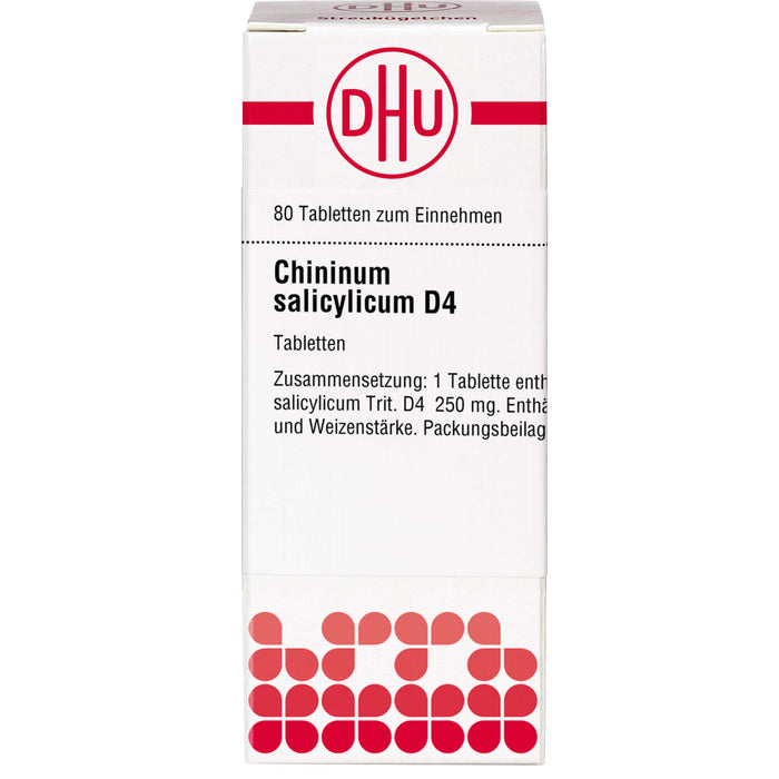 DHU Chininum salicylicum D4 Tabletten, 80 St. Tabletten