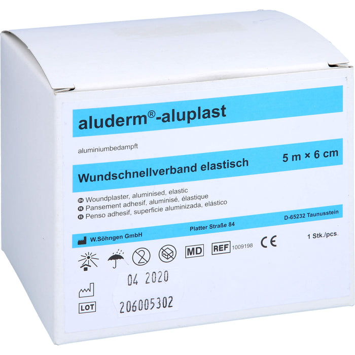 Aluderm Aluplast elastische Wundauflage 5 m x 6 cm, 1 pcs. Patch