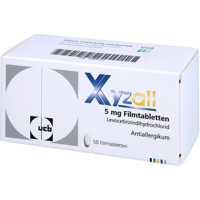 Xyzall 5 mg Eurim Filmtabletten bei Allergien, 50 St. Tabletten