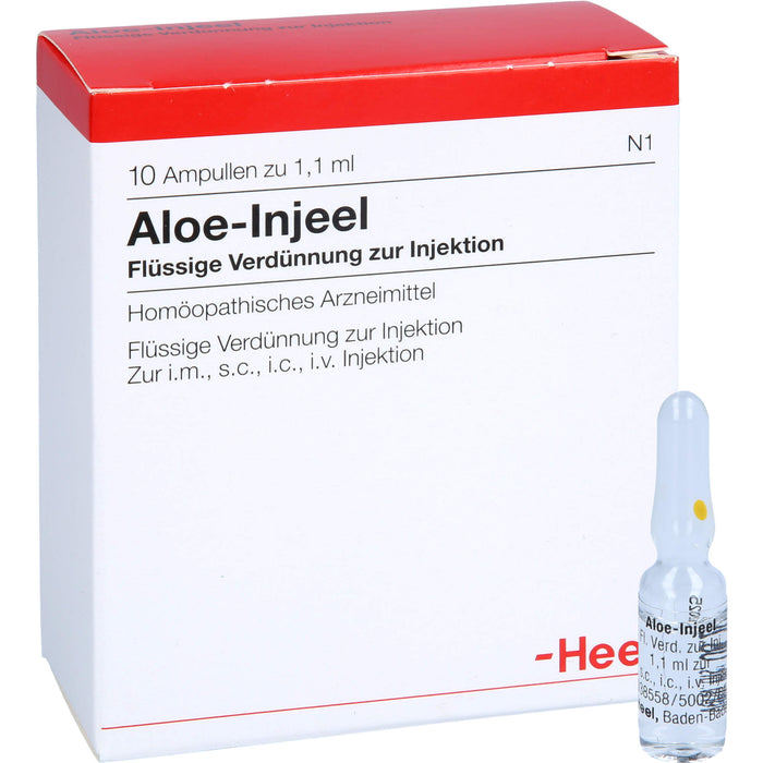 Aloe Injeel flüssige Verdünnung, 10 St. Ampullen