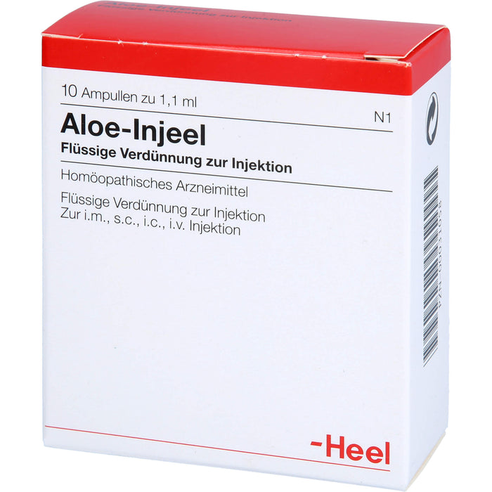 Aloe Injeel flüssige Verdünnung, 10 pc Ampoules