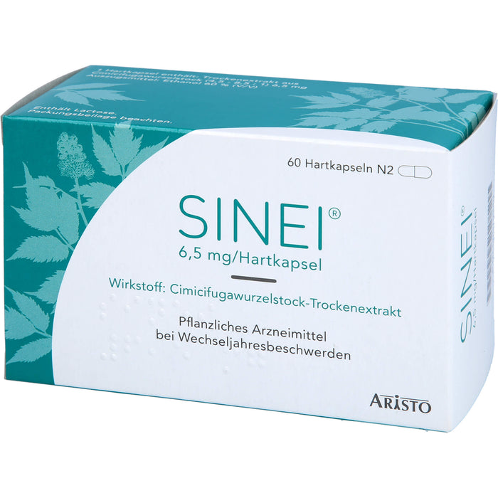 ARISTO SINEI 6,5 mg Hartkapseln bei Wechseljahresbeschwerden, 60 pc Capsules