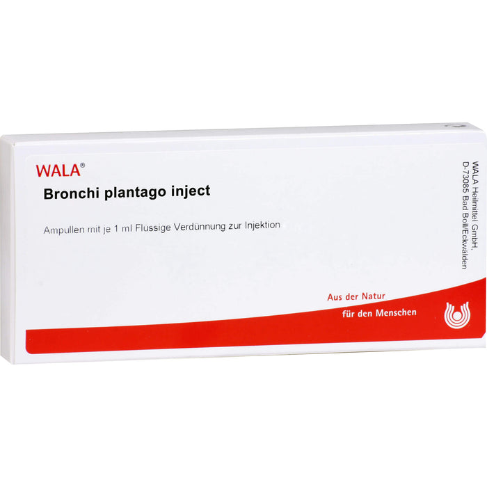 WALA Bronchi Plantago Inject Ampullen, 10 St. Ampullen