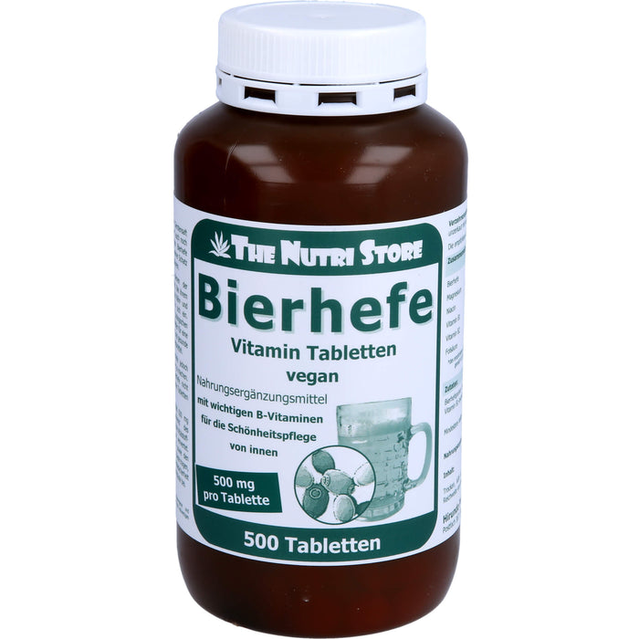 The Nutri Store Bierhefe Vitamin Tabletten, 500 St. Tabletten