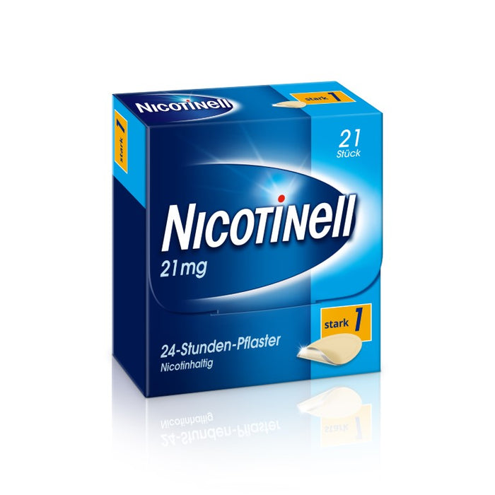 Nicotinell 21 mg/24-Stunden-Pflaster (bisher 52,5 mg) Stärke 1 (stark), 21 pc Pansement