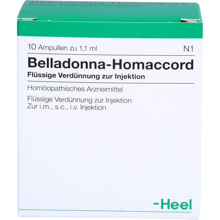 Belladonna-Homaccord flüssige Verdünnung, 10 pc Ampoules