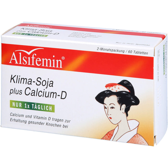 Alsifemin Klima-Soja plus Calcium-D Tabletten, 60 pcs. Tablets