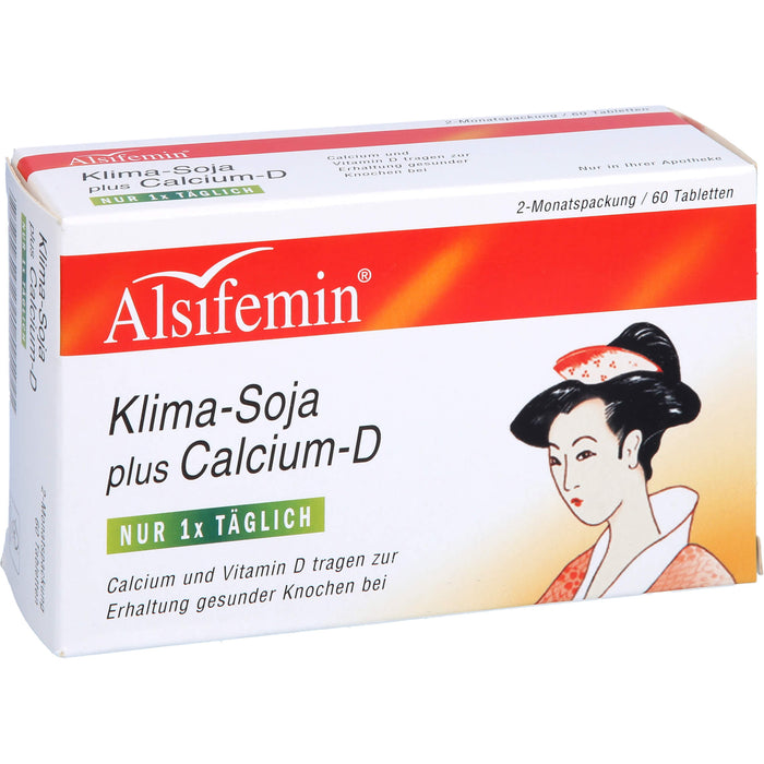 Alsifemin Klima-Soja plus Calcium-D Tabletten, 60 pcs. Tablets