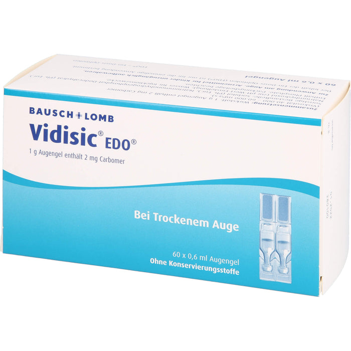 Vidisic EDO Augengel bei trockenem Auge, 60 pcs. Single-dose pipettes