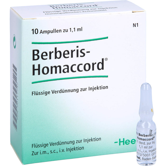 Berberis-Homaccord flüssige Verdünnung, 10 pc Ampoules