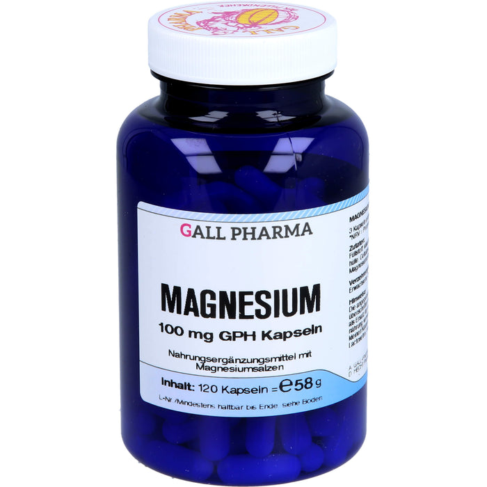 MAGNESIUM 100mg Kapseln, 120 St. Kapseln