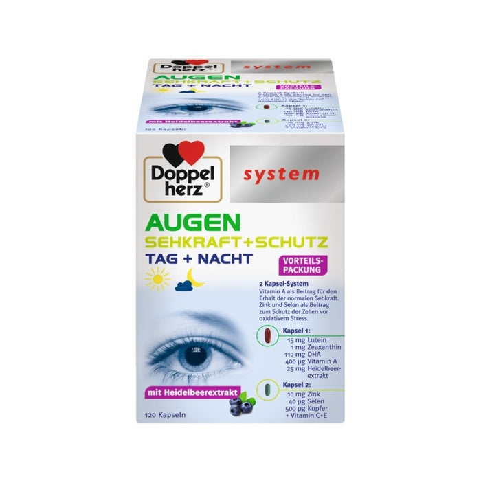 Doppelherz system AUGEN SEHKRAFT + SCHUTZ, 120 pcs. Capsules