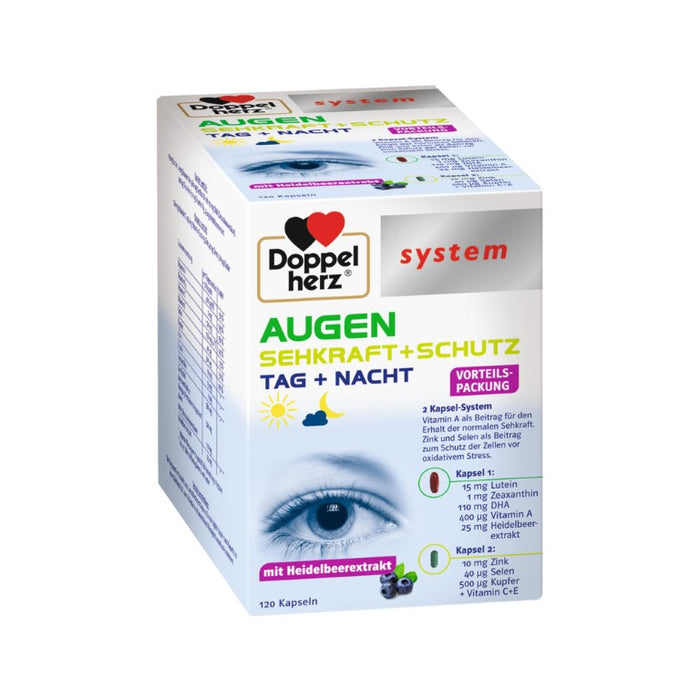 Doppelherz system AUGEN SEHKRAFT + SCHUTZ, 120 pcs. Capsules