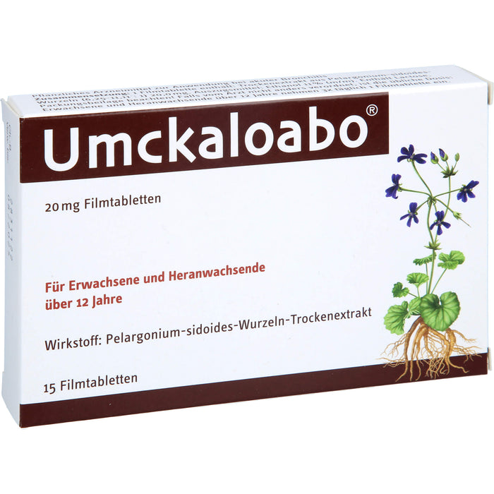 Umckaloabo 20 mg Filmtabletten, 15 St. Tabletten