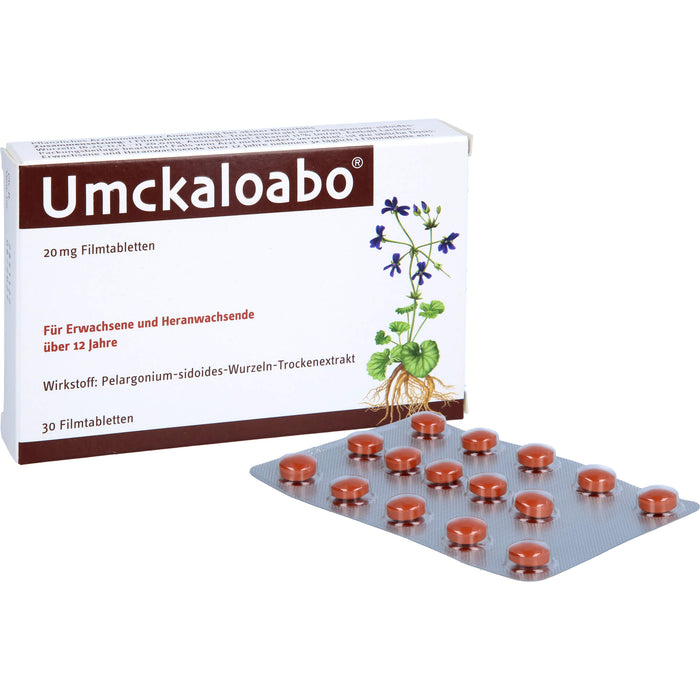 Umckaloabo 20 mg Filmtabletten, 30 pc Tablettes