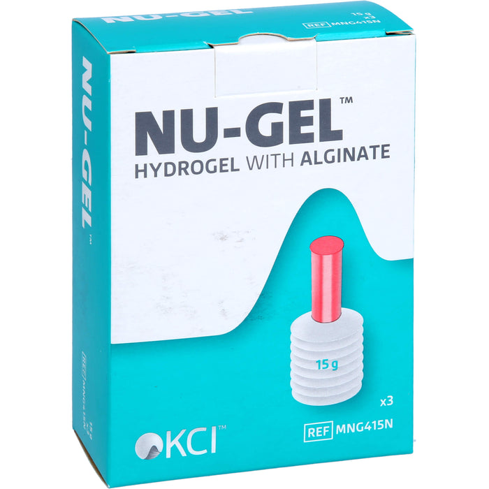 NU-Gel Hydrogel mit Alginat für trockene, belegte und nekrotische Wunden, 45 g Gel