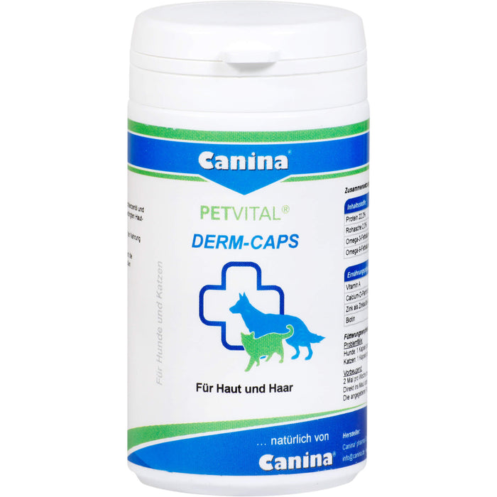 Petvital Derm Caps Vet, 40 g Capsules