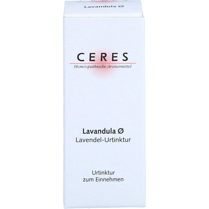 CERES Lavandula ø Urtinktur, 20 ml Lösung