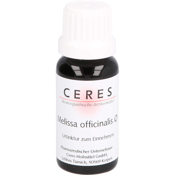 Ceres Melissa offic. Urtinktur, 20 ml Lösung