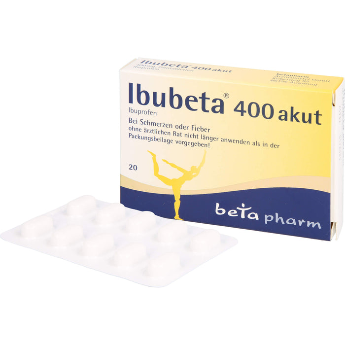 Ibubeta 400 akut Tabletten, 20 pc Tablettes