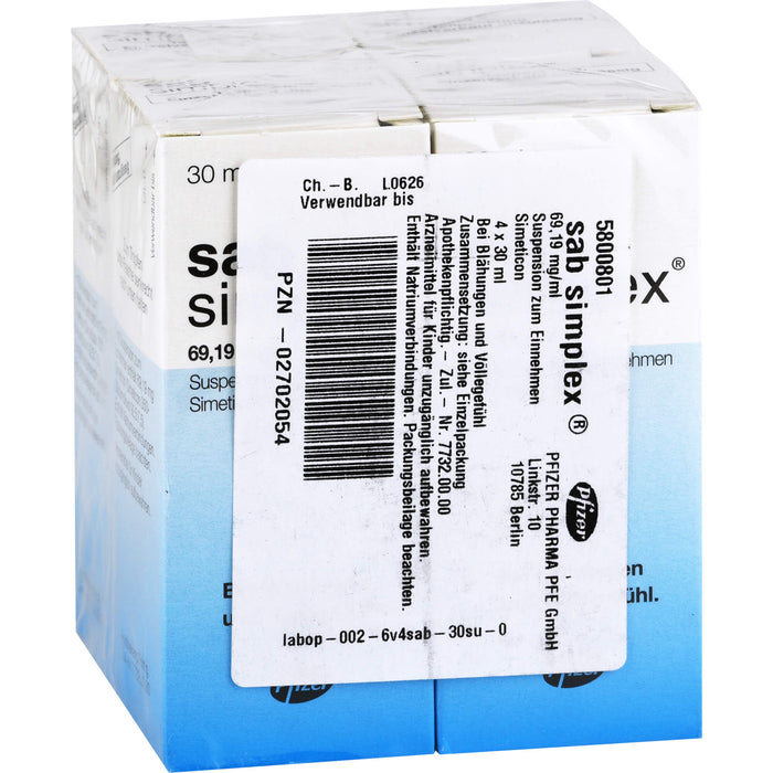 Sab simplex Suspension Reimport EMRAmed, 120 ml Solution