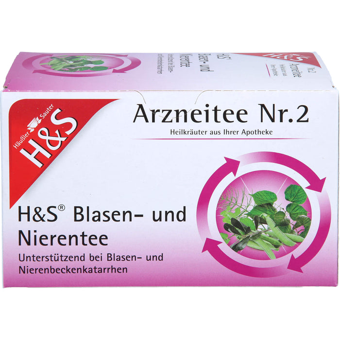 H&S Blasen- und Nierentee Arzneitee Nr. 2, 20 pcs. Filter bag