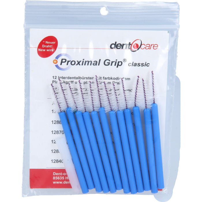 Proximal-Grip konisch blau Interdentalbürste, 12 pc Brosses interdentaires