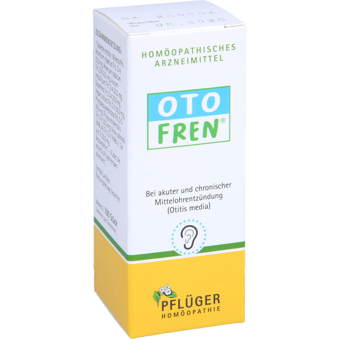 Otofren Tabletten bei akuter und chronischer Mittelohrentzündung, 100 pcs. Tablets