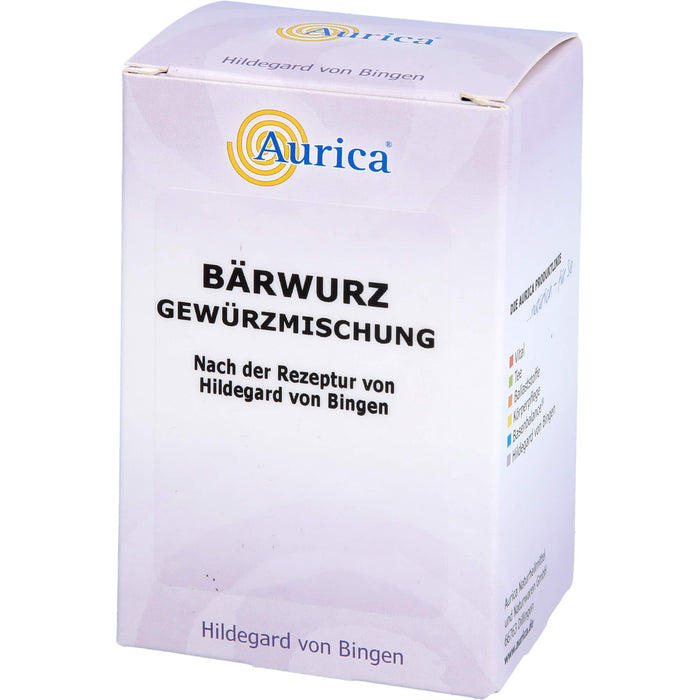 Aurica Bärwurz Gewürzmischung nach der Rezeptur von Hildegard von Bingen, 100 g Pulver