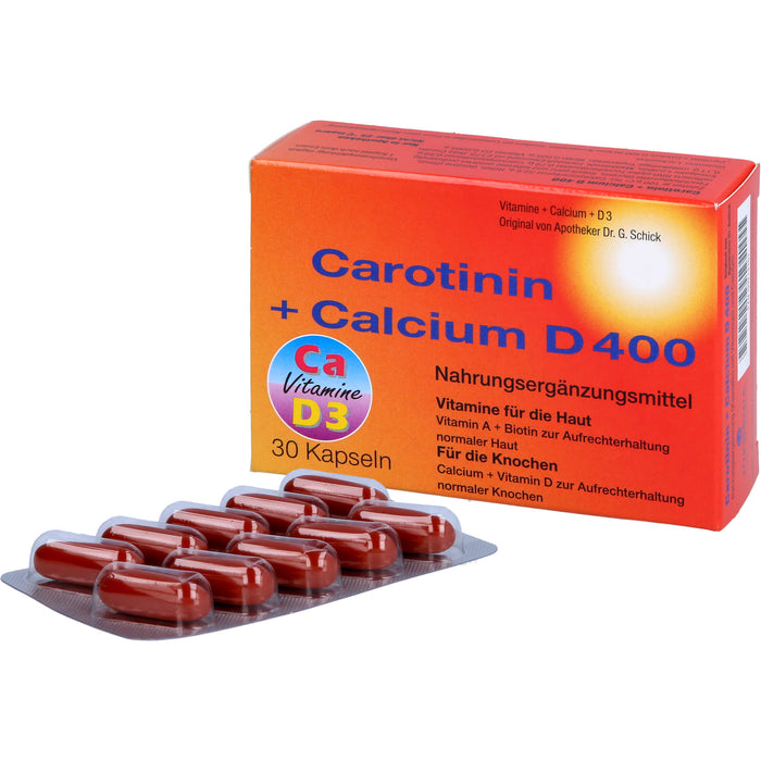 Inkosmia Carotinin + Calcium D 400 Kapseln, 30 pcs. Capsules