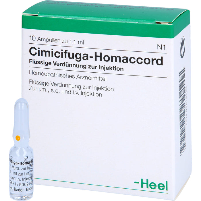 Cimicifuga-Homaccord Inj.-Lsg., 10 St. Ampullen