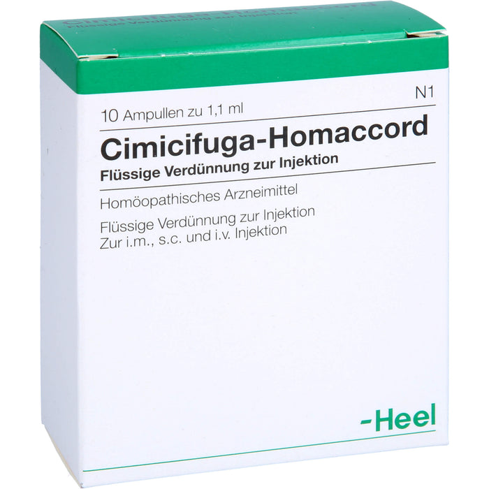 Cimicifuga-Homaccord Inj.-Lsg., 10 St. Ampullen