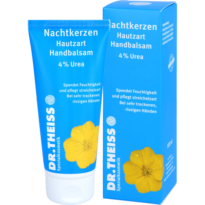 Dr. Theiss Nachtkerzen Hautzart Handbalsam spendet Feuchtigkeit und pflegt streichelzart, 100 ml Creme