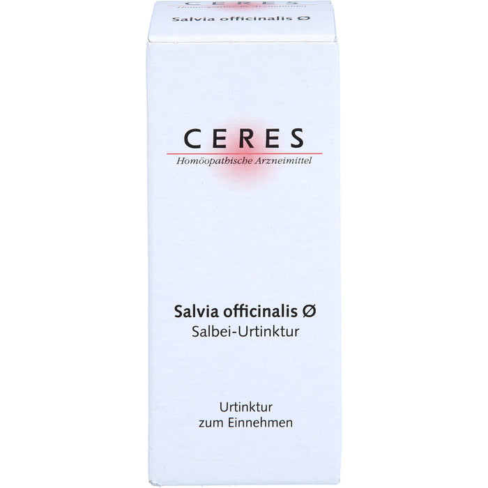 CERES Salvia officinalis Urtinktur, 20 ml Lösung