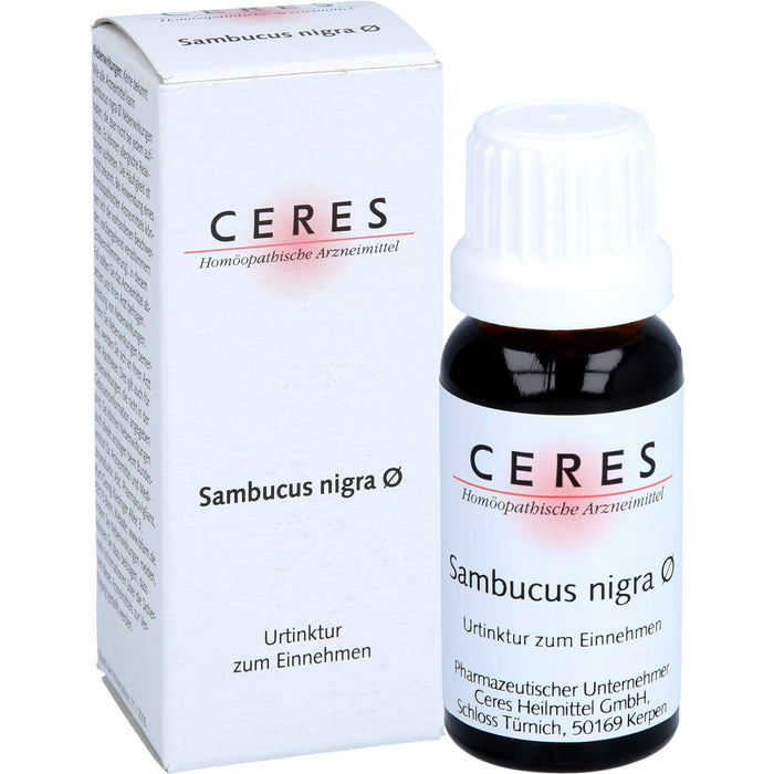 CERES Sambucus nigra Urtinktur, 20 ml Lösung