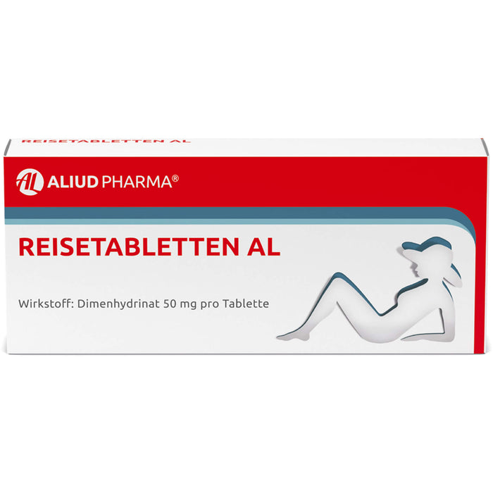 Reisetabletten AL bei Schwindel, Übelkeit und Erbrechen, 20 pcs. Tablets