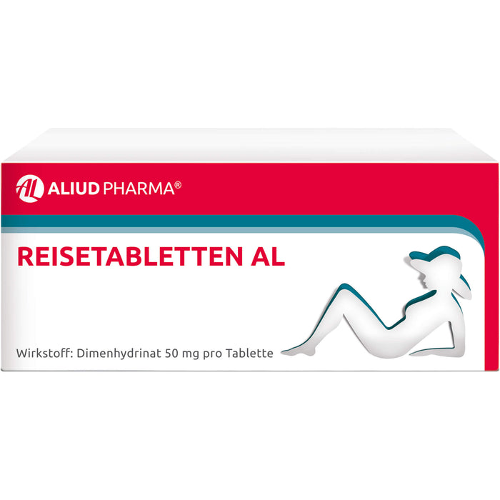 Reisetabletten AL bei Schwindel, Übelkeit und Erbrechen, 20 pc Tablettes