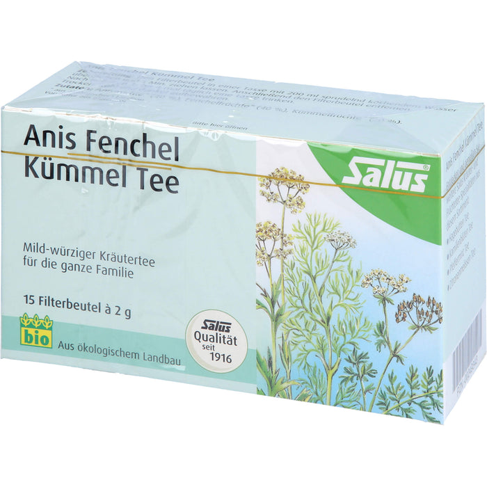 Salus Anis Fenchel Kümmel Tee, 15 St. Filterbeutel