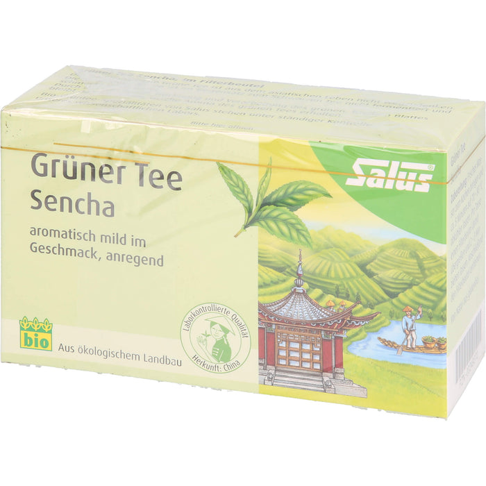 Salus Grüner Tee Sencha, 15 St. Filterbeutel