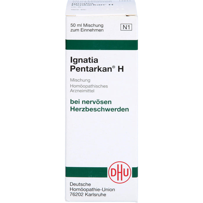 DHU Ignatia Pentarkan H Mischung bei nervösen Herzbeschwerden, 50 ml Lösung