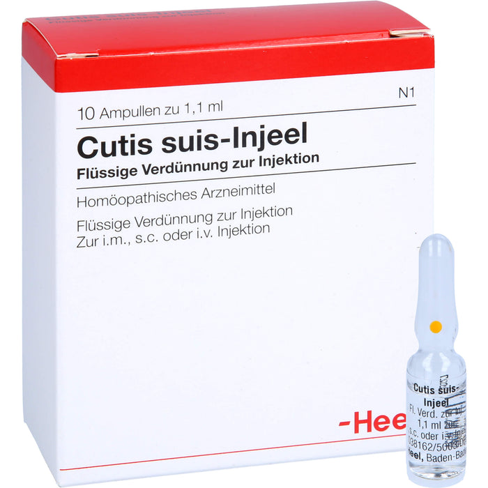 Cutis suis-Injeel Inj.-Lsg., 10 pc Ampoules