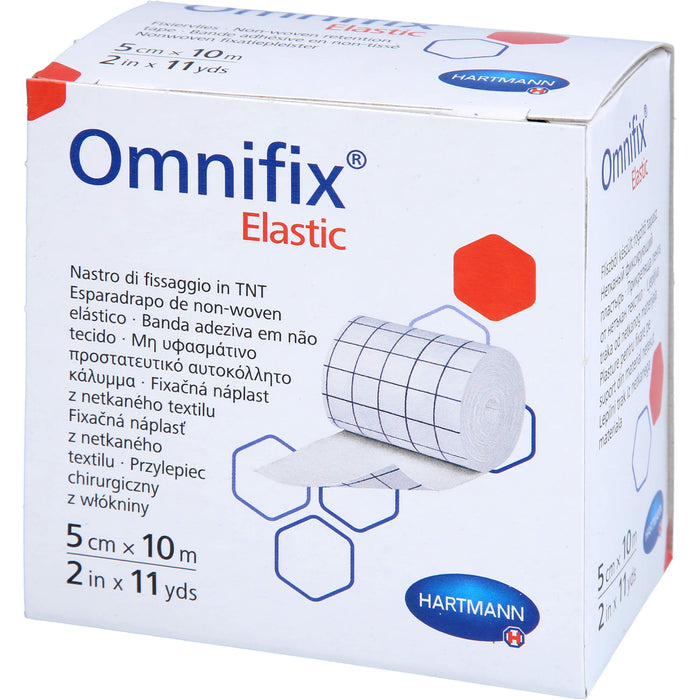 HARTMANN Omnifix elastic Fixiervlies 5 cm x 10 m, 1 pc Pansement