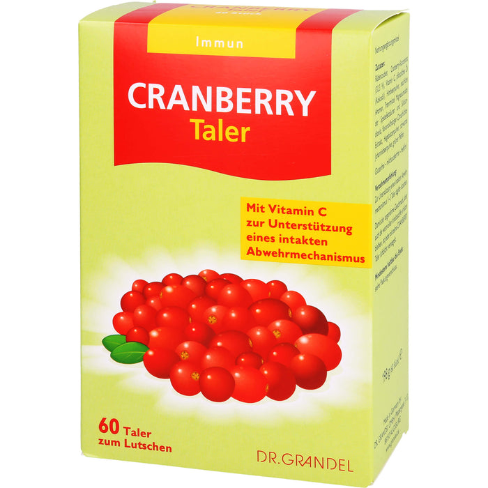 Dr. Grandel Cranberry Taler zum Lutschen, 60 pc Bonbons