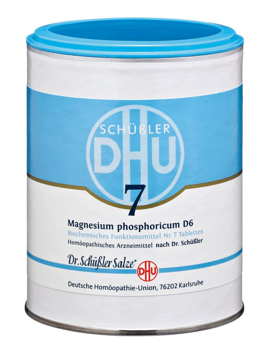 DHU Schüßler-Salz Nr. 7 Magnesium phosphoricum D6 – Das Mineralsalz der Muskeln und Nerven – das Original, 1000 pcs. Tablets