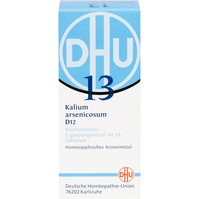 DHU Schüßler-Salz Nr. 13 Kalium arsenicosum D12 Tabletten, 80 pcs. Tablets