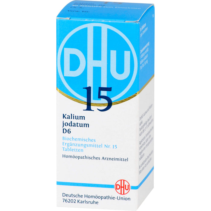 DHU Schüßler-Salz Nr. 15 Kalium jodatum D6 Tabletten, 80 pcs. Tablets