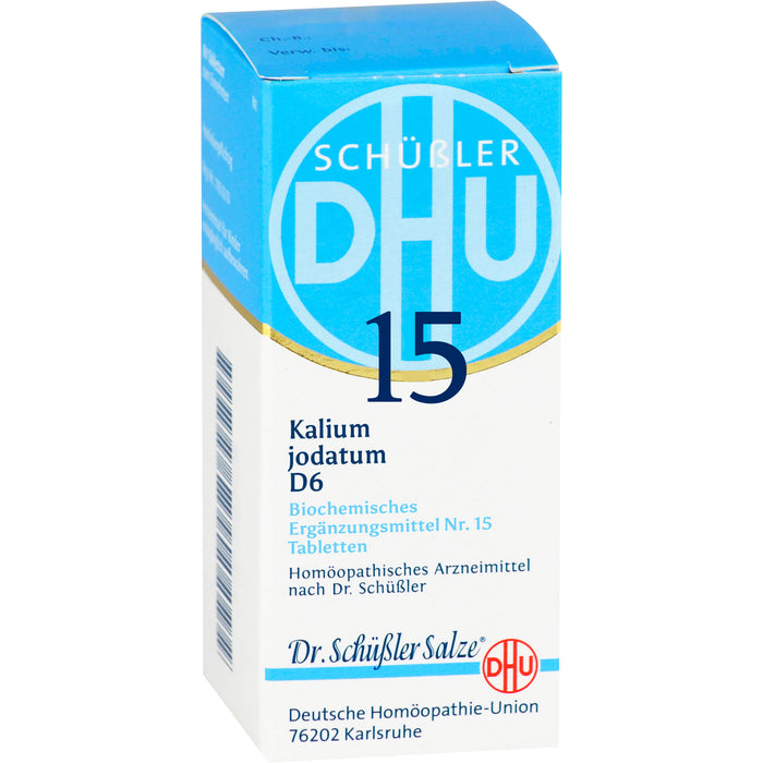 DHU Schüßler-Salz Nr. 15 Kalium jodatum D6 Tabletten, 80 pc Tablettes