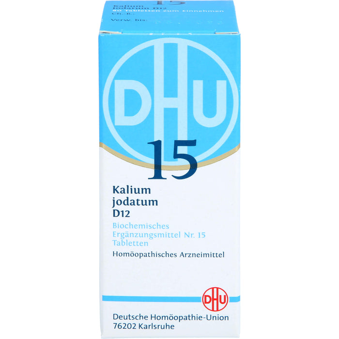 DHU Schüßler-Salz Nr. 15 Kalium jodatum D12 Tabletten, 80 pc Tablettes