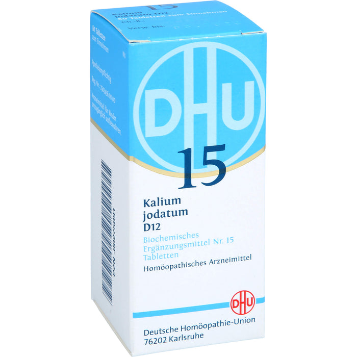 DHU Schüßler-Salz Nr. 15 Kalium jodatum D12 Tabletten, 80 pcs. Tablets