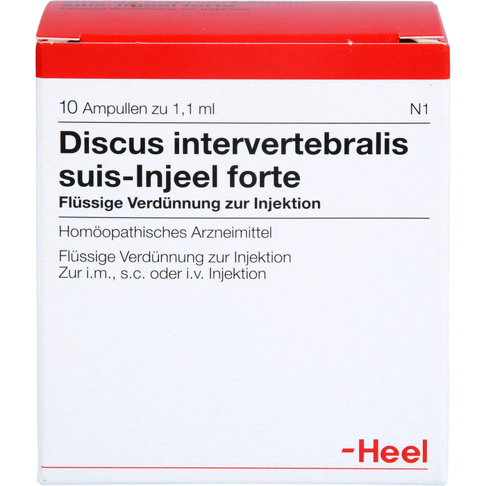 Discus intervertebralis suis-Injeel forte Ampullen, 10 St. Ampullen